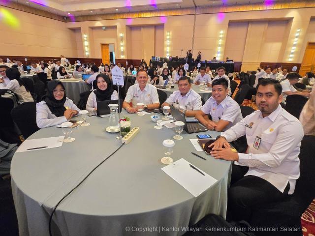 Sinergi Optimalisasi PNBP, Kemenkumham Kalsel Ikuti Rapat Koordinasi Pengelolaan Keuangan Program Kekayaan Intelektual